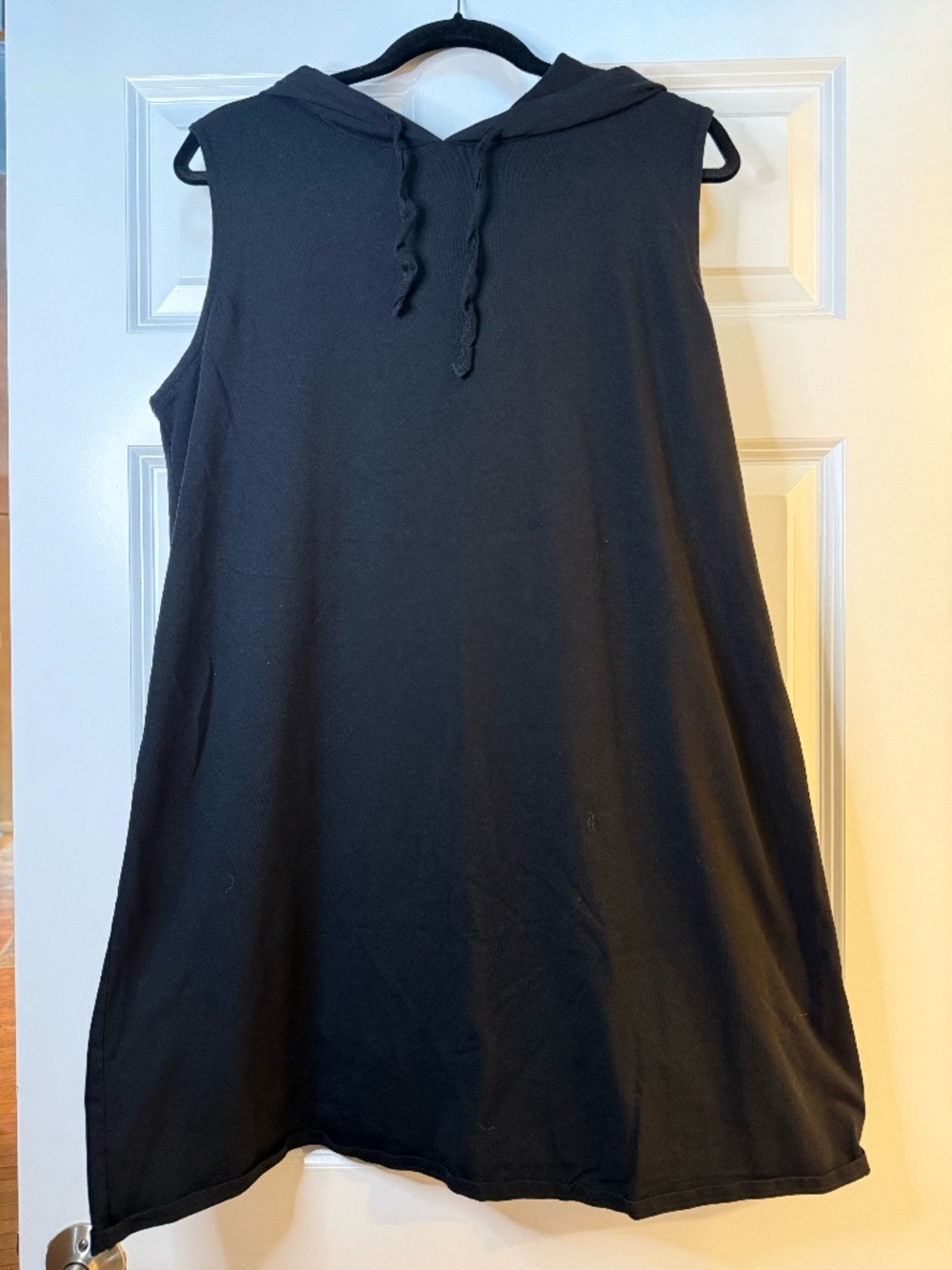 Eileen Fisher Traceable Organic Cotton Jersey Hooded Dress Size XL